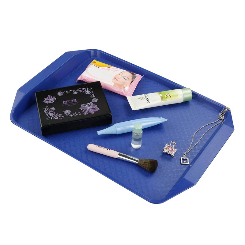 EudokkyNA Colored Service Tray Set of 6, Fast Food Plastic Trays - Image 5